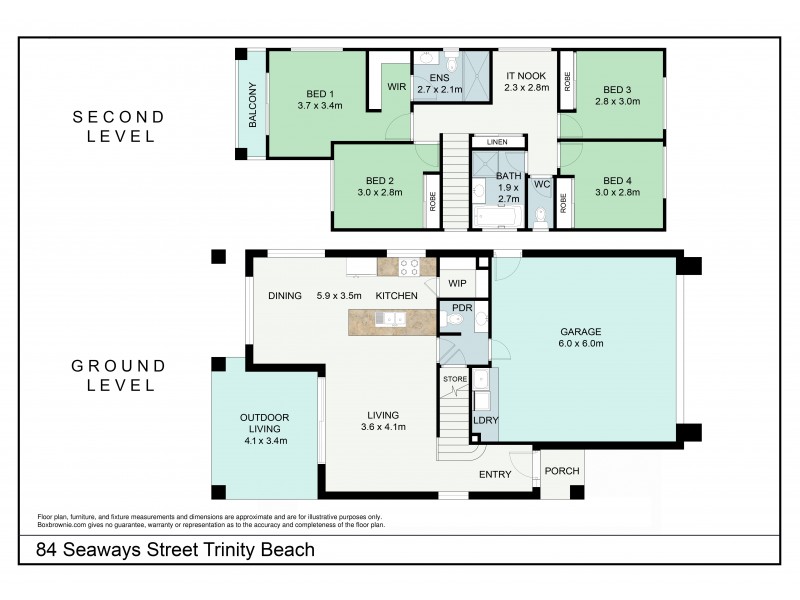 84 Seaways Street, Trinity Beach QLD 4879 Floorplan