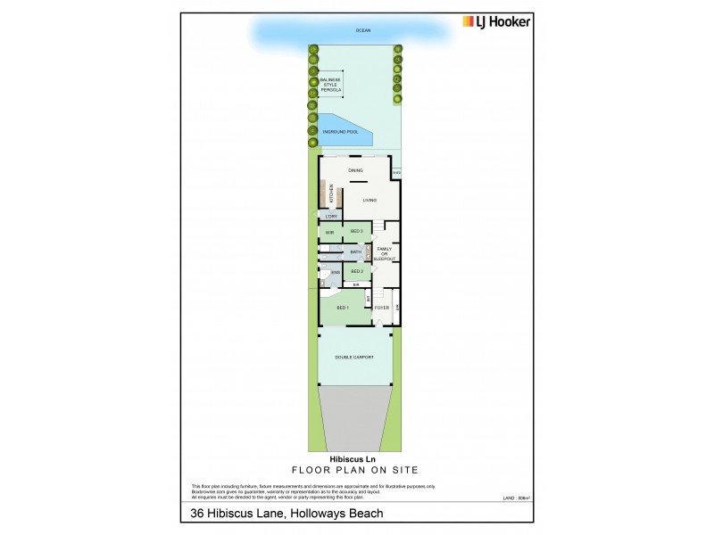 36 Hibiscus Lane, Holloways Beach QLD 4878 Floorplan