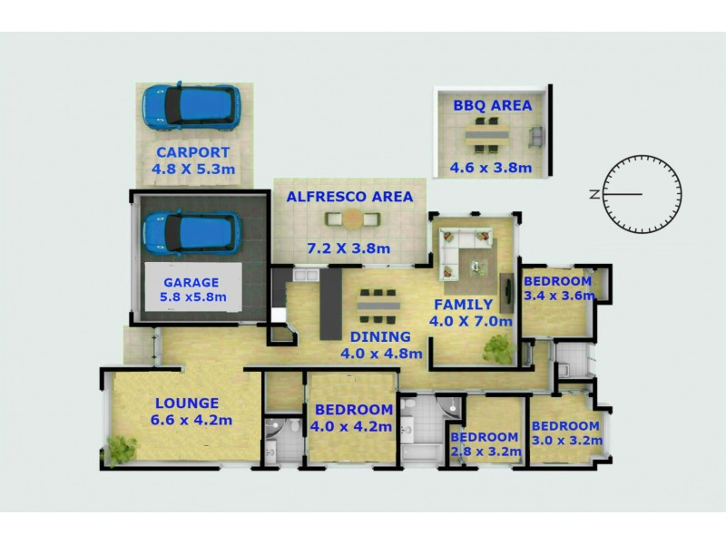 16B Struan Street, Tahmoor NSW 2573 Floorplan