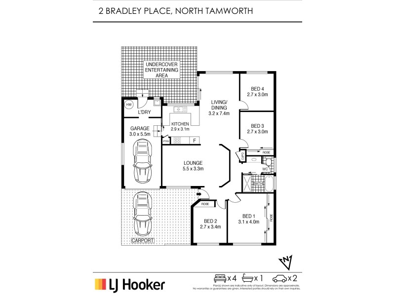 2 Bradley Place, North Tamworth NSW 2340
