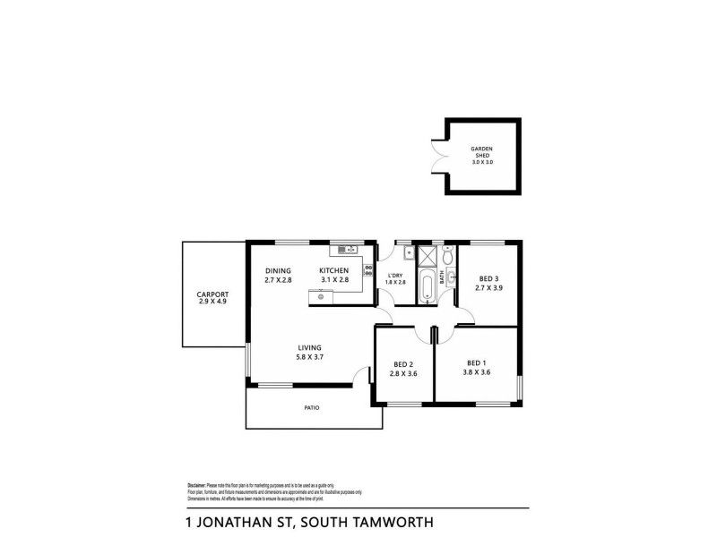 1 Jonathan Street, South Tamworth NSW 2340