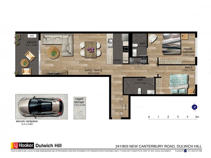 241/803 New Canterbury Rd, Dulwich Hill NSW 2203 Floorplan