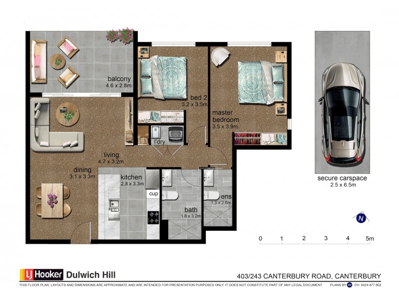 403 243-249 Canterbury Rd, Canterbury NSW 2193 Floorplan