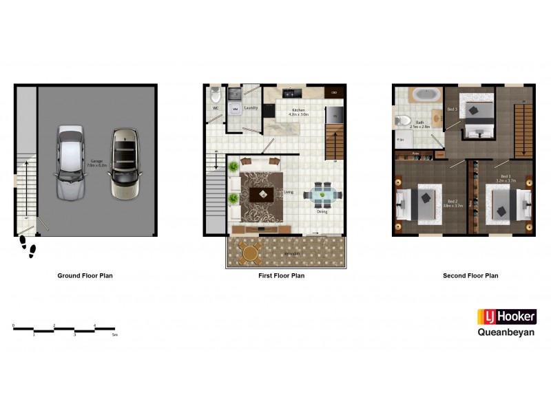 1/2 Doyle Place, Queanbeyan NSW 2620 Floorplan