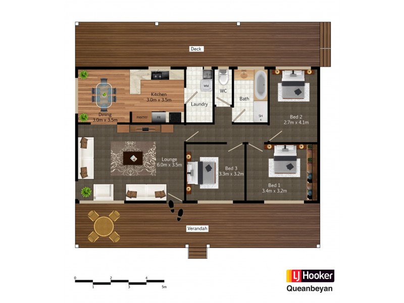 10 Christopher Crescent, Queanbeyan NSW 2620 Floorplan