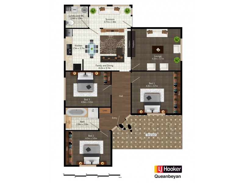 28 McIntosh Street, Queanbeyan NSW 2620 Floorplan