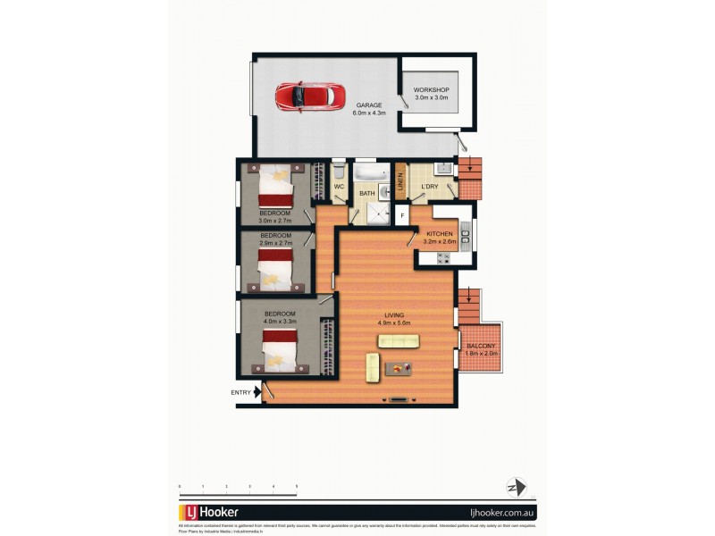 6/71 Donald Road, Queanbeyan NSW 2620 Floorplan