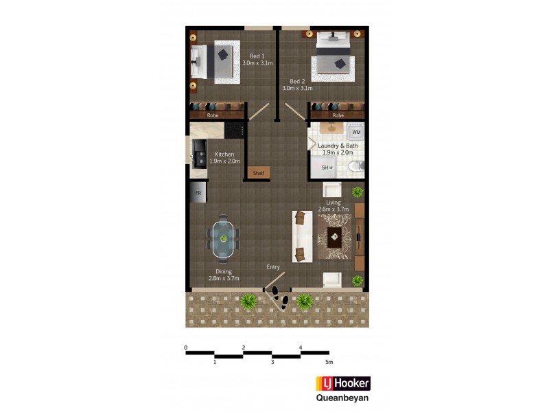 11/126 Henderson Road, Queanbeyan NSW 2620 Floorplan