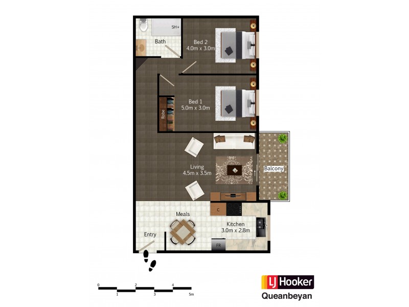 14/3 King Street, Queanbeyan NSW 2620 Floorplan