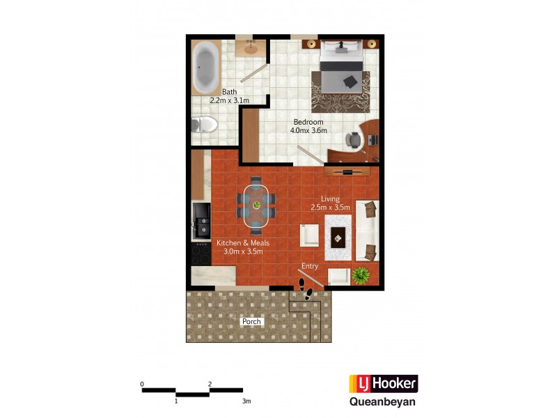 17/10 Arthur Street, Queanbeyan NSW 2620 Floorplan