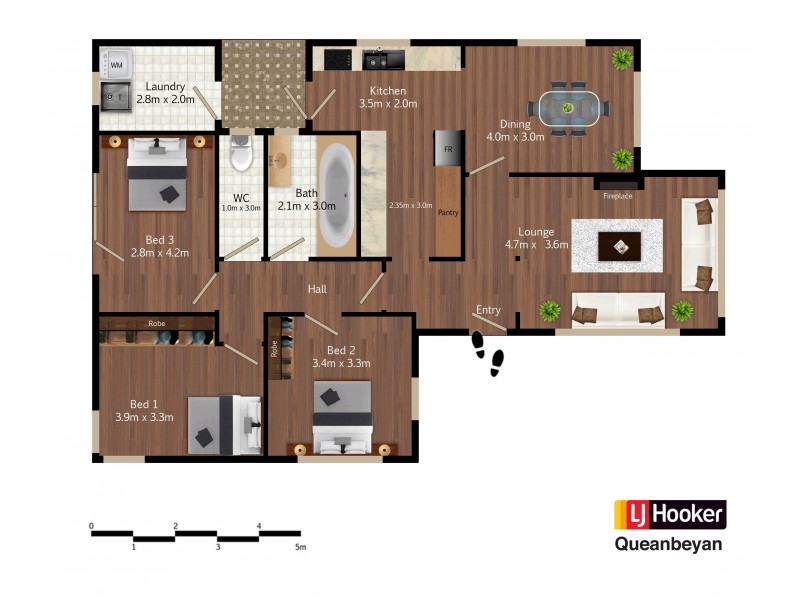34 Cooma Street, Queanbeyan NSW 2620 Floorplan