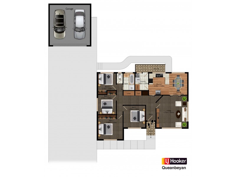 59 Pindari Crescent, Queanbeyan NSW 2620 Floorplan