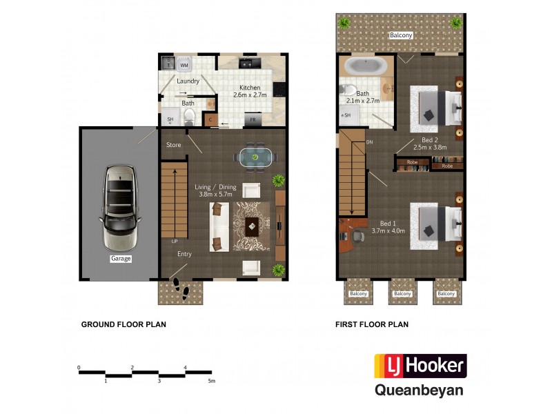 5/113 Stornaway Road, Queanbeyan NSW 2620 Floorplan