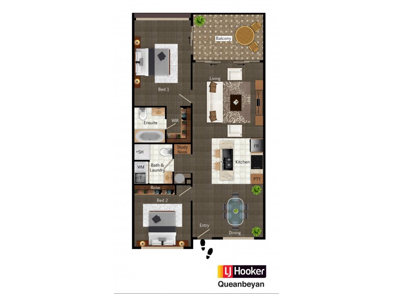 31/39-43 Crawford Street, Queanbeyan NSW 2620 Floorplan