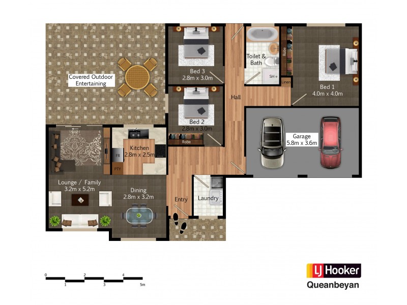 1/60 Jacaranda Drive, Jerrabomberra NSW 2619 Floorplan