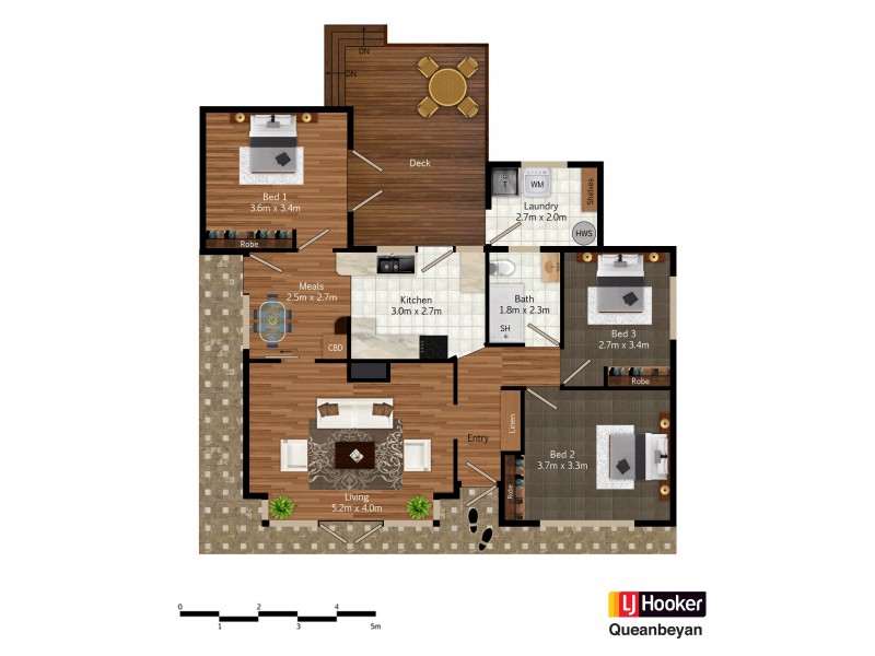 7 Fergus Road, Queanbeyan NSW 2620 Floorplan