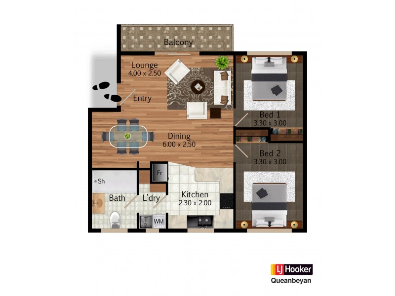 13/104 Henderson Road, Queanbeyan NSW 2620 Floorplan