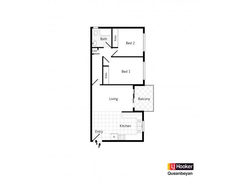 22/56 Trinculo Place, Queanbeyan NSW 2620 Floorplan