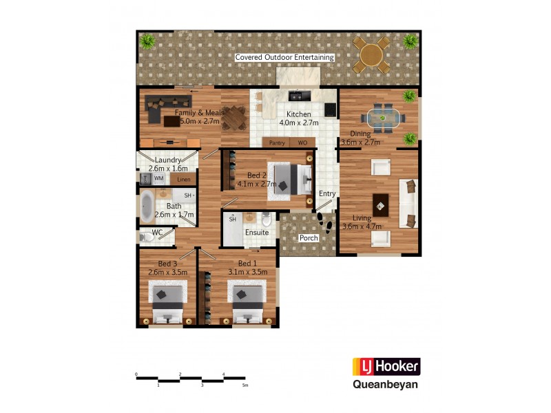 8 Namai Place, Queanbeyan NSW 2620 Floorplan