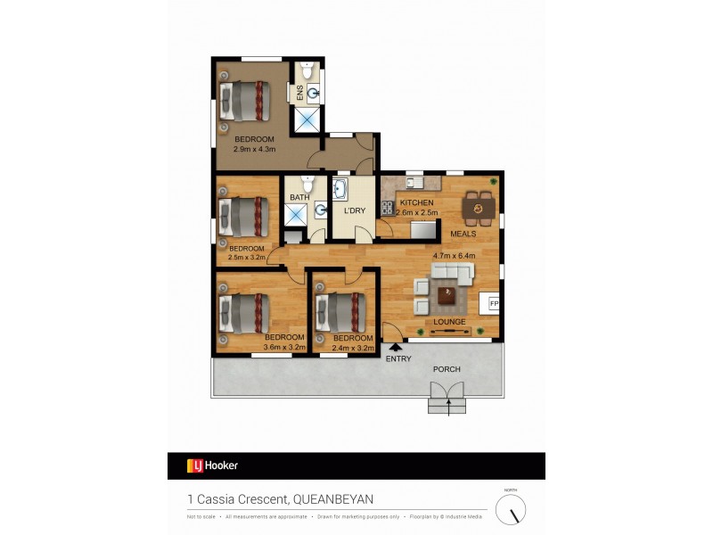 1 Cassia Crescent, Queanbeyan NSW 2620 Floorplan