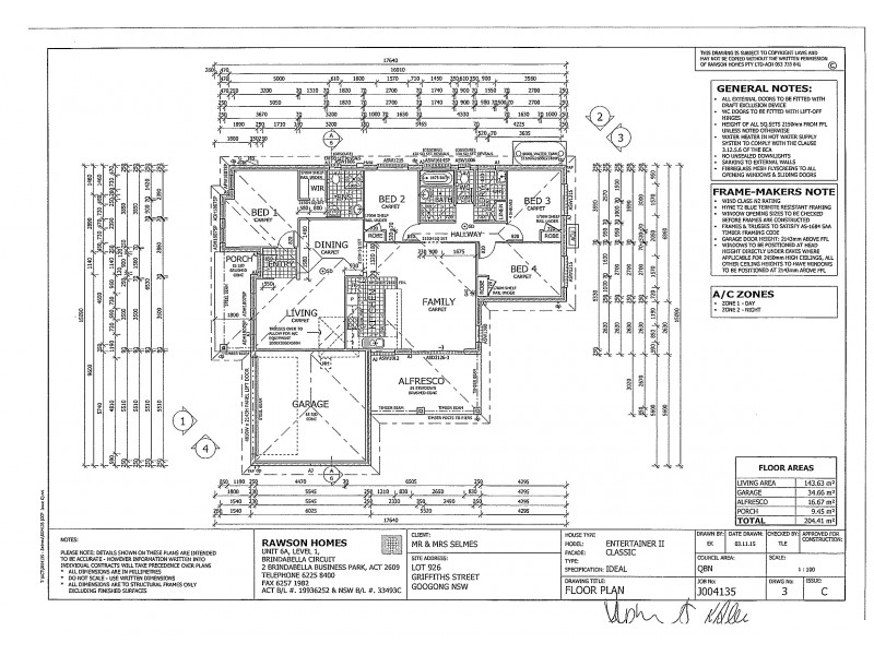 20 Griffiths Link, Booroomba ACT 2620 Floorplan