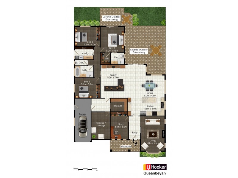 9 Geebung Place, Queanbeyan NSW 2620 Floorplan