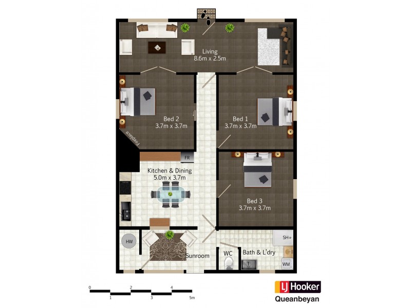 2 Garland Avenue, Queanbeyan NSW 2620 Floorplan
