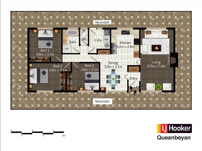 16 Hayley Crescent, Queanbeyan NSW 2620 Floorplan