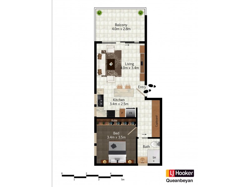 7/43 Erin Street, Queanbeyan NSW 2620 Floorplan