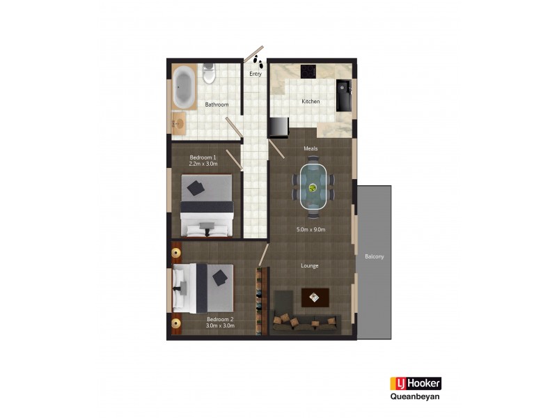 5/34-36 Mowatt Street, Queanbeyan NSW 2620 Floorplan