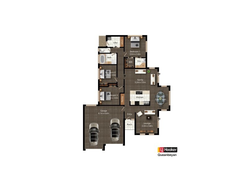 6 Northcliffe Place, Queanbeyan NSW 2620 Floorplan