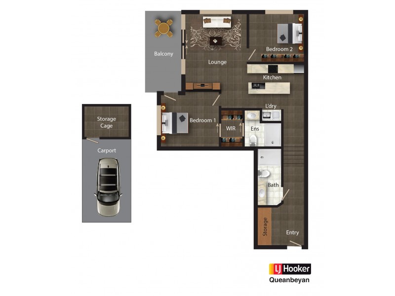 8/78-80 Derrima Road, Queanbeyan NSW 2620 Floorplan