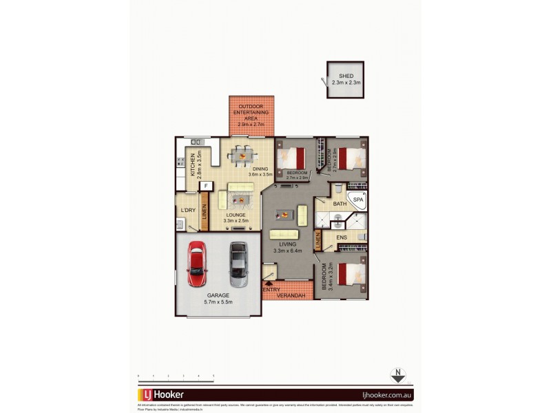 4/68 Bicentennial Drive, Jerrabomberra NSW 2619 Floorplan