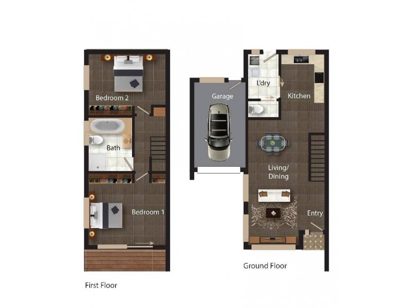 1/21 O’Hanlon Road, Queanbeyan NSW 2620 Floorplan