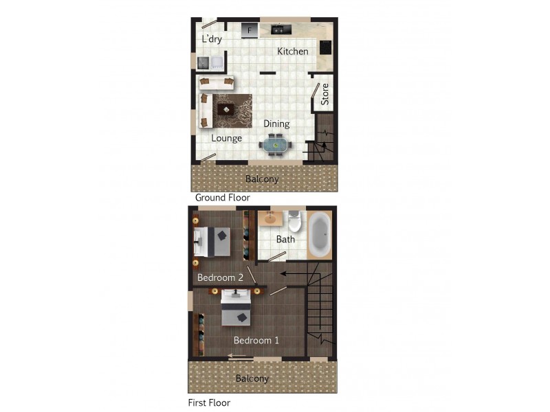 1/27 Mowatt Street, Queanbeyan NSW 2620 Floorplan