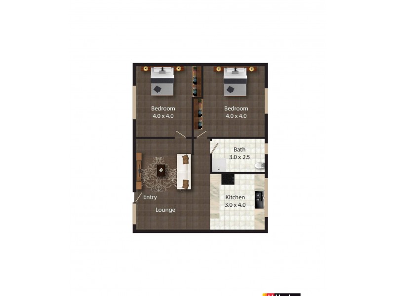 2/7 Hincksman Street, Queanbeyan East NSW 2620 Floorplan