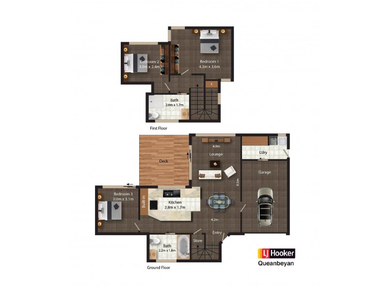 2/31 Ross Road, Queanbeyan NSW 2620 Floorplan