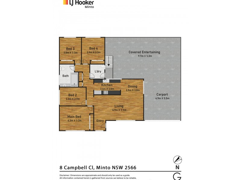 8 campbell close, Minto NSW 2566