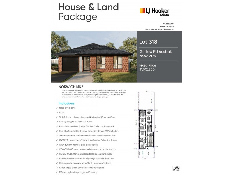 Lot 318 Guillow Road, Austral NSW 2179