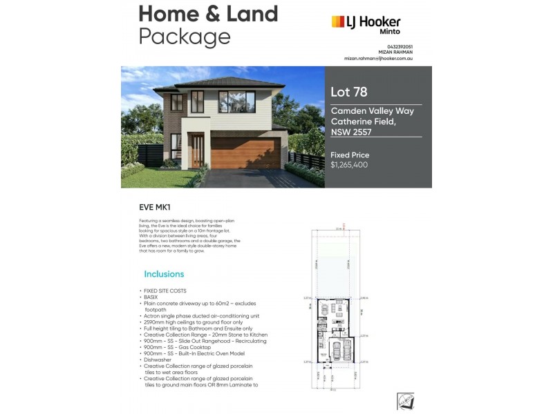 Lot 78 Camden Vally Way, Catherine Field NSW 2557