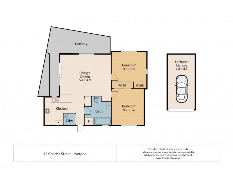 Unit 6/12 Charles Street, Liverpool NSW 2170 Floorplan