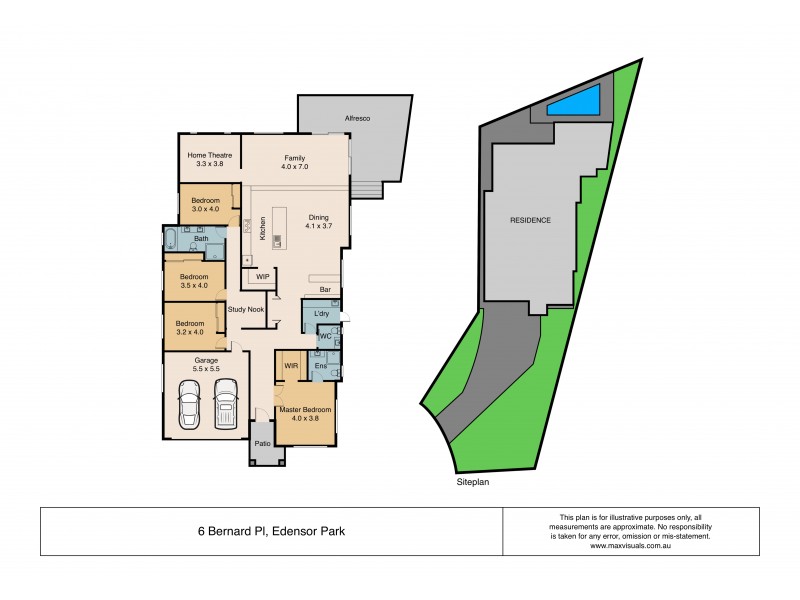 6 Bernard Place, Edensor Park NSW 2176 Floorplan