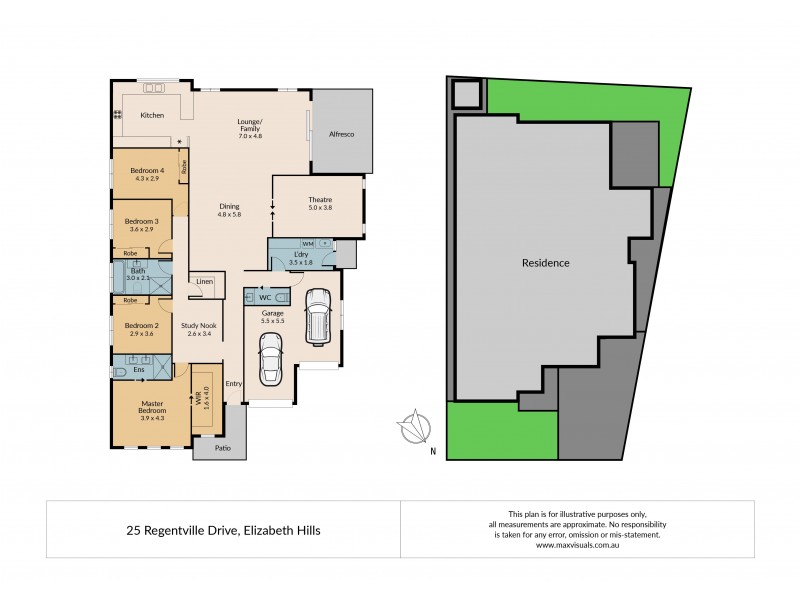 25 Regentville Drive, Elizabeth Hills NSW 2171 Floorplan