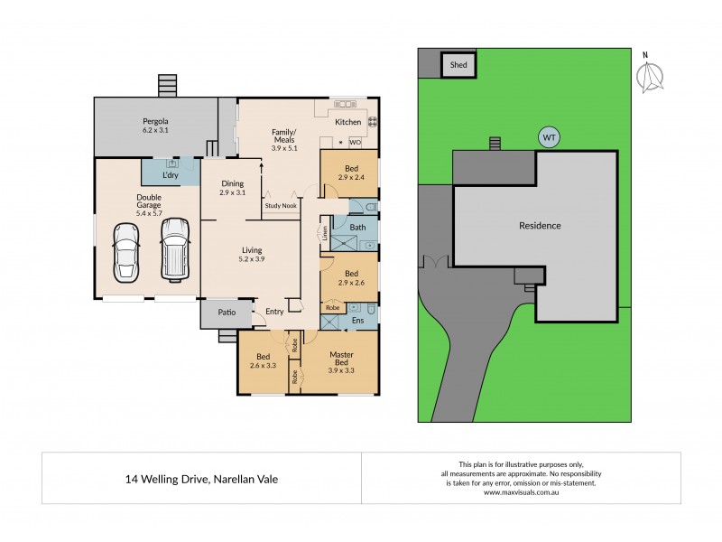 14 Welling Drive, Narellan Vale NSW 2567 Floorplan