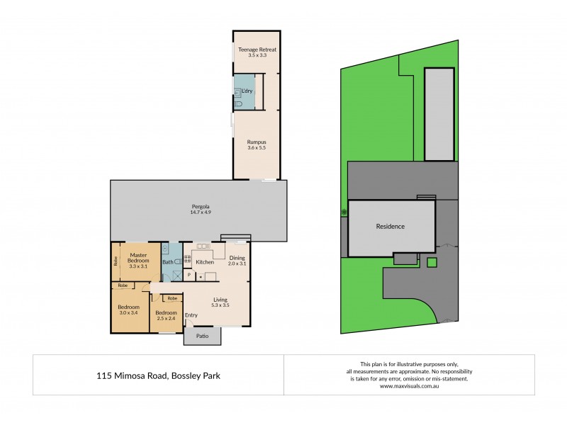 115 Mimosa Road, Bossley Park NSW 2176 Floorplan