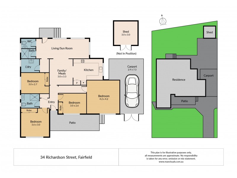 34 Richardson Street, Fairfield NSW 2165 Floorplan