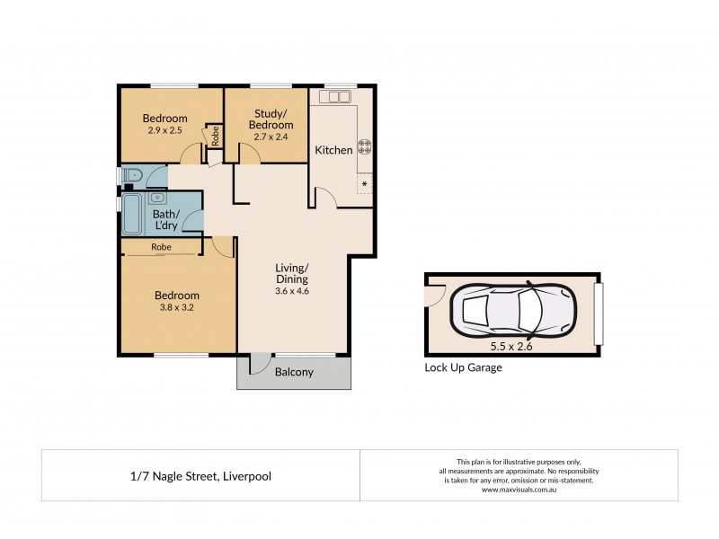 3/34 Ainsworth Crescent, Wetherill Park NSW 2164 Floorplan