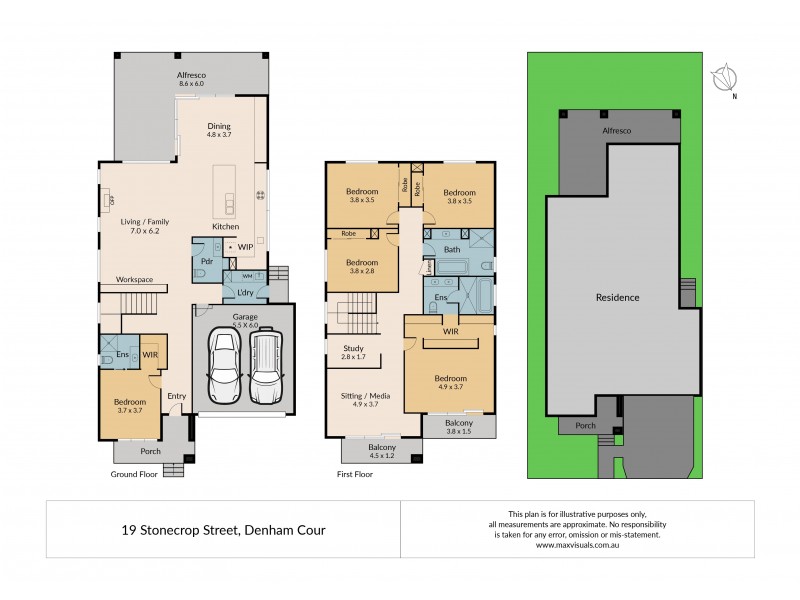 19 Stonecrop Street, Denham Court NSW 2565 Floorplan