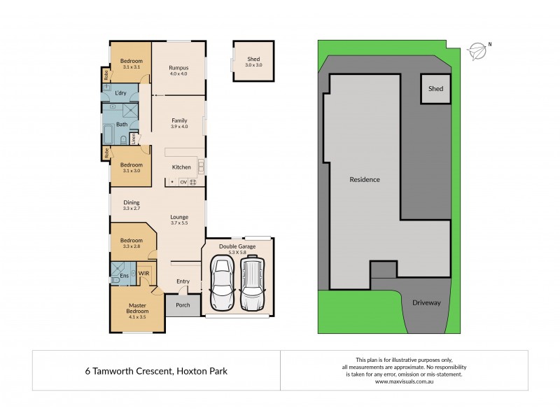 6 Tamworth Crescent, Hoxton Park NSW 2171 Floorplan