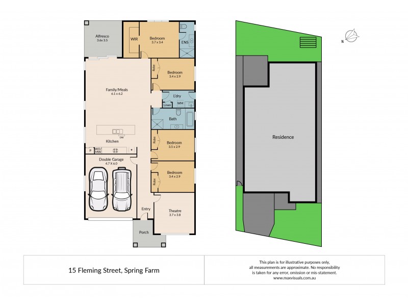 15 Fleming Street, Spring Farm NSW 2570 Floorplan